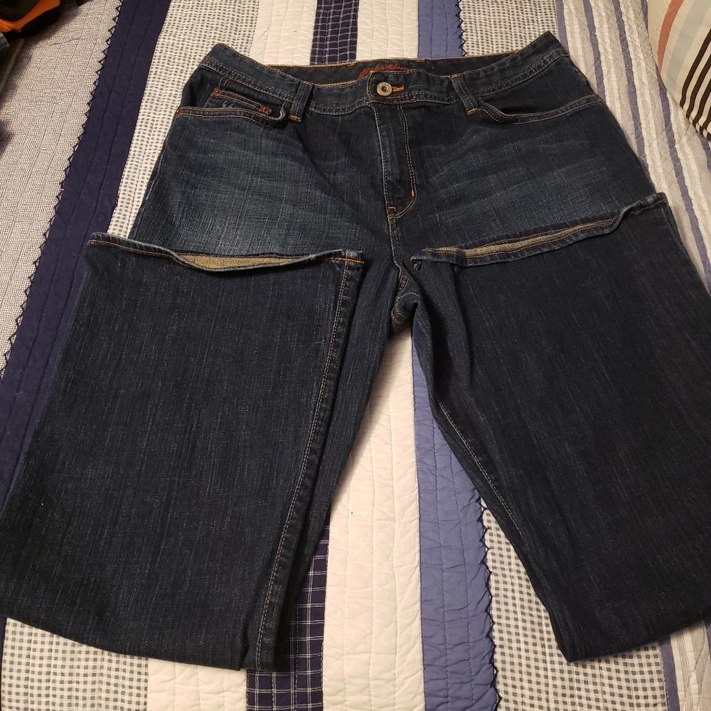 JUST REDUCED Eddie Bauer jeans 14 SHORT